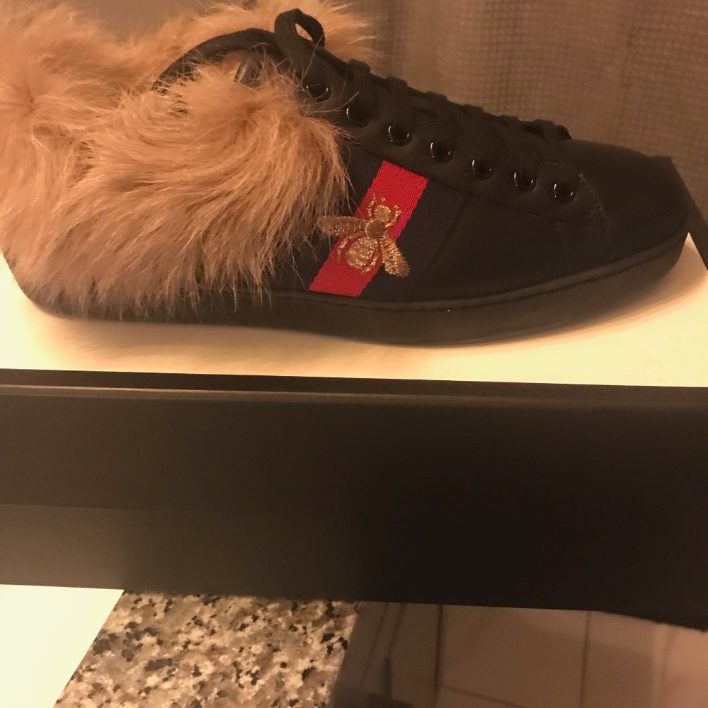 Gucci Ace Sneakers with Wool